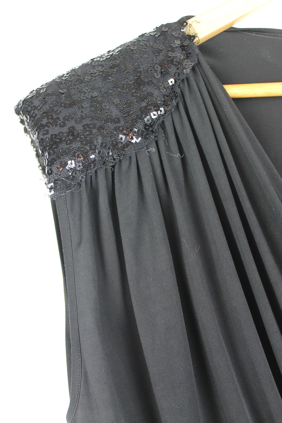 Thumbnail: BCBG Sequin Shoulder Stretch Dress
