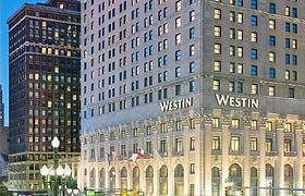 Westin Book Cadillac hotel downtown Detroit historic building exterior