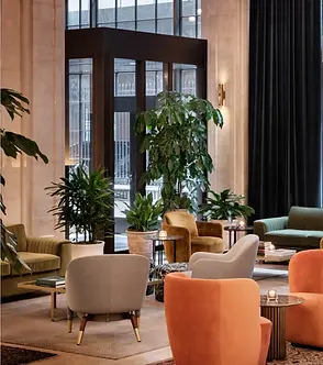 Rotunda Bar and Coffee in historic Downtown Detroit building