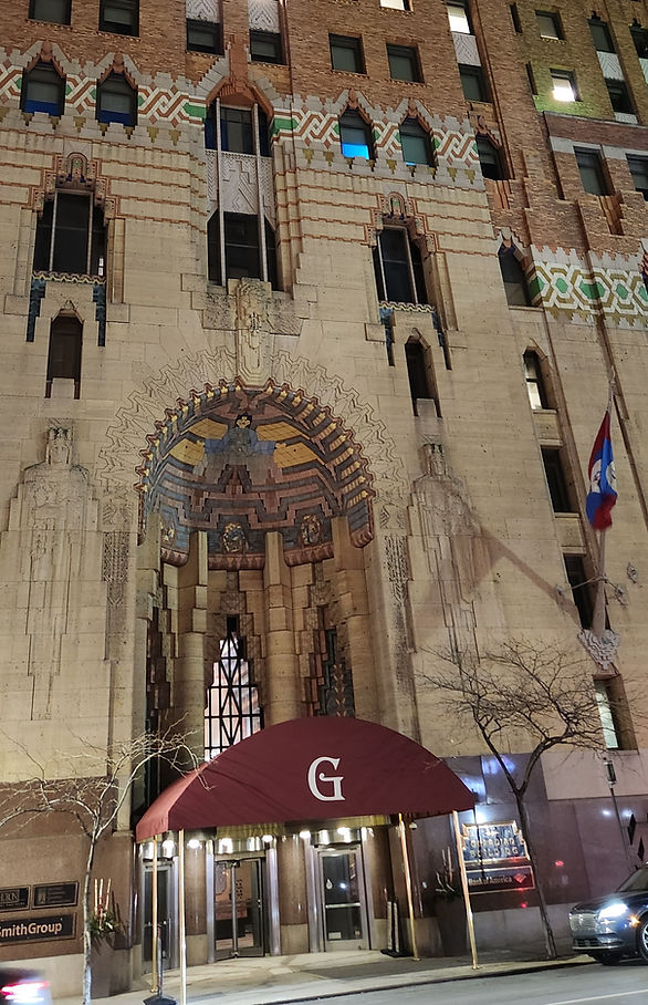 A Local's Guide To Detroit - Picture of historic Guardian Building. Bold example of Art Deco architecture, including art moderne designs. Designated a National Historic Landmark in 1989.