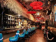 A Local's Guide To Detroit - Best Cocktails Downtown Detroit - The Mutiny Bay tiki cocktail bar.