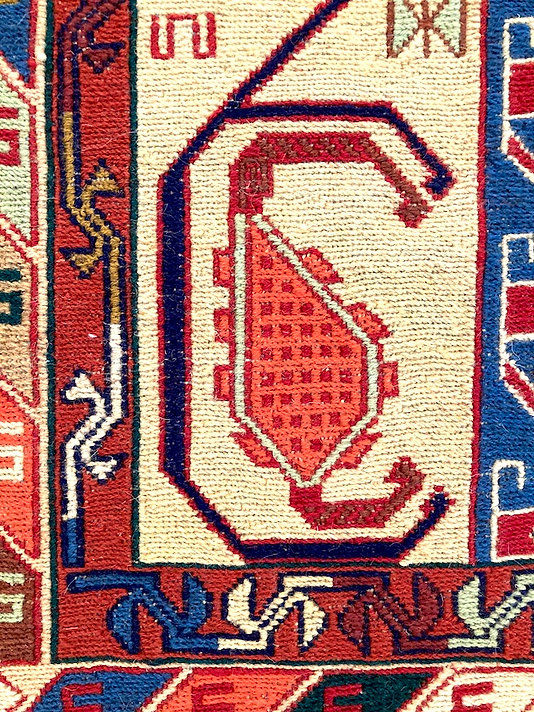 Thumbnail: This classic Persian Kilim rug is handmade of 100% wool being dyed based on pure