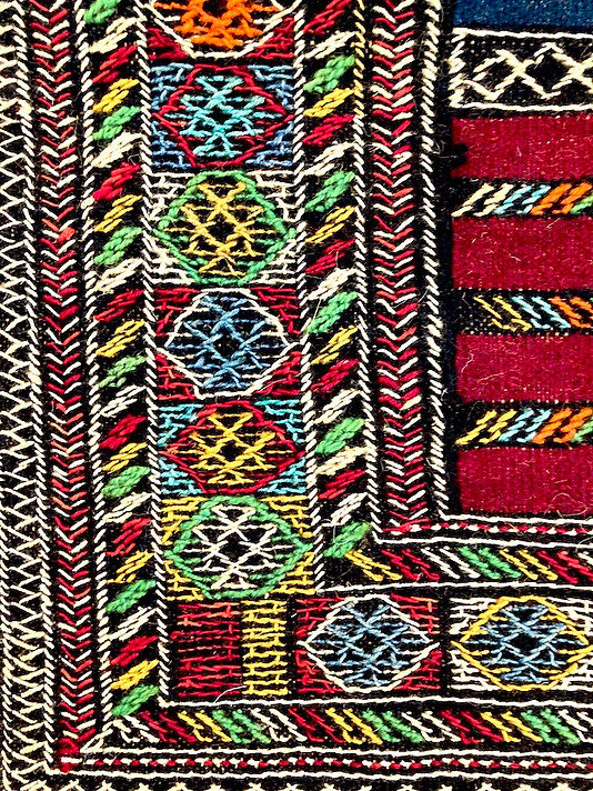 Thumbnail: Persian Kilim - Sofreh Kordi "Kīsh"
