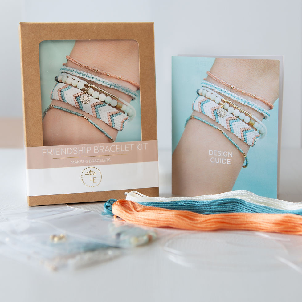 Thumbnail: Friendship Bracelet Kit - Turquoise