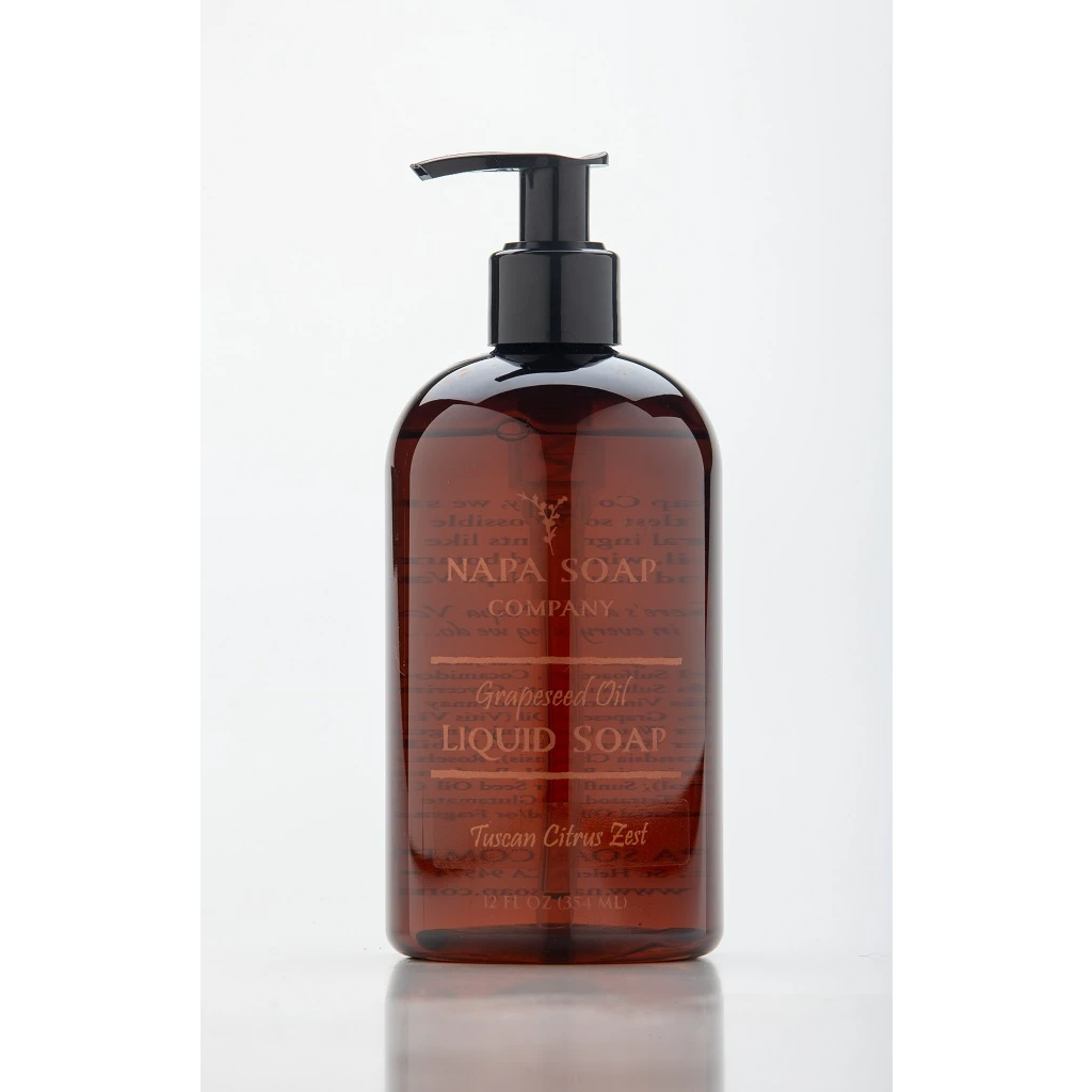 12 oz. Grapeseed Oil Liquid Hand Soap, Tuscan Citrus Zest