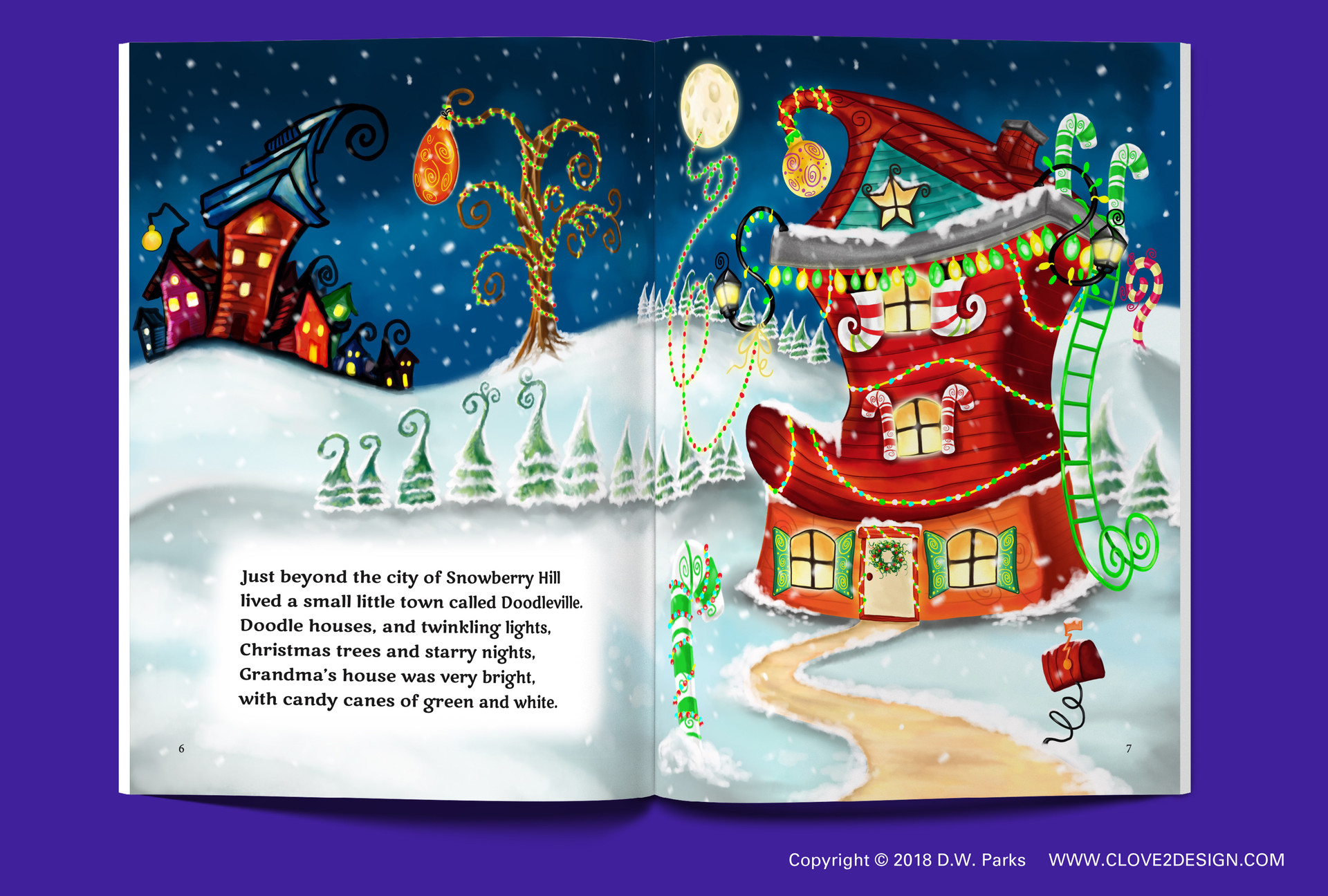 Grandma Doodles Dances with Reindeer (children’s book)