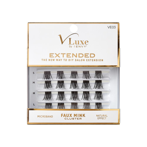 Envy Vluxe Extended Faux Mink Cluster - 3