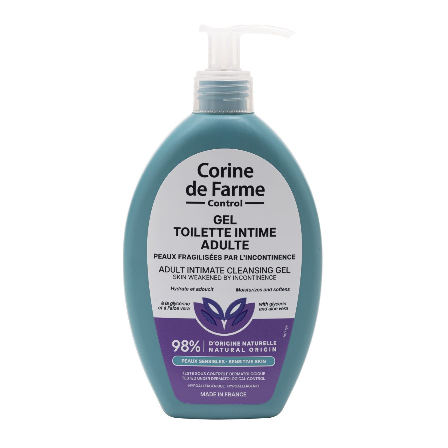 Corine De Farme CDF CONTROL - Adult Intimate Hygiene Gel 250ml