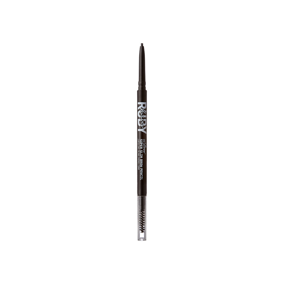 Thumbnail: Ruby Kisses Go Brow Super Slim Brow Pencil -  Black Brown