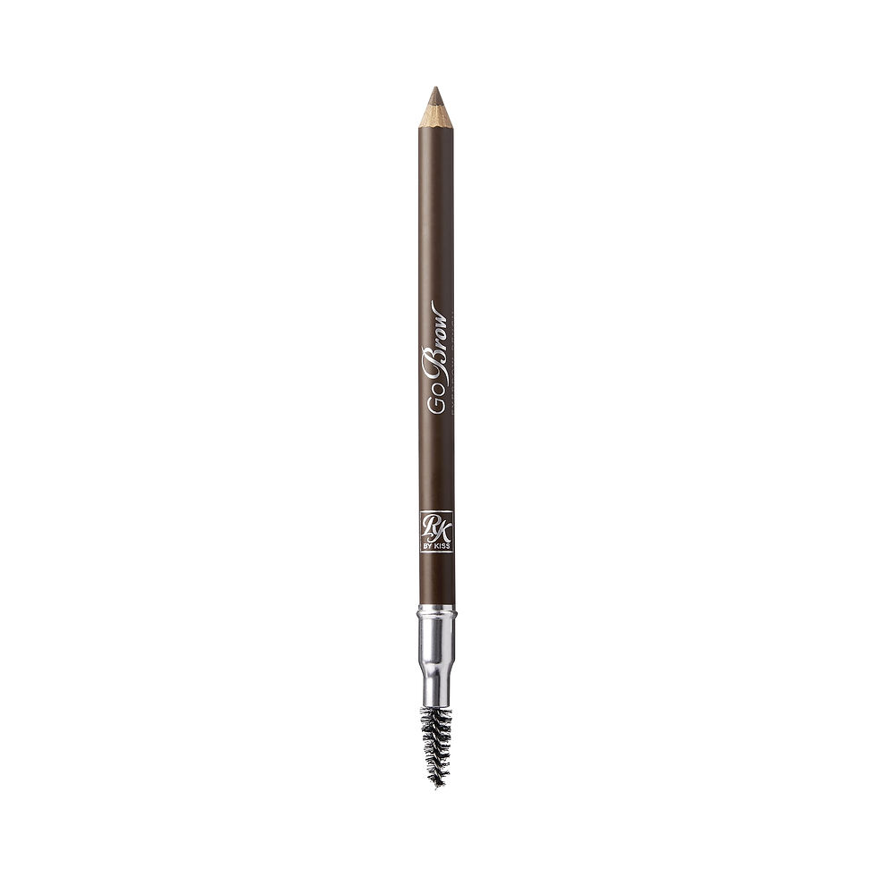 Thumbnail: Ruby Kisses Go Brow Wooden Eyebrow Pencil - Dark Brown 02