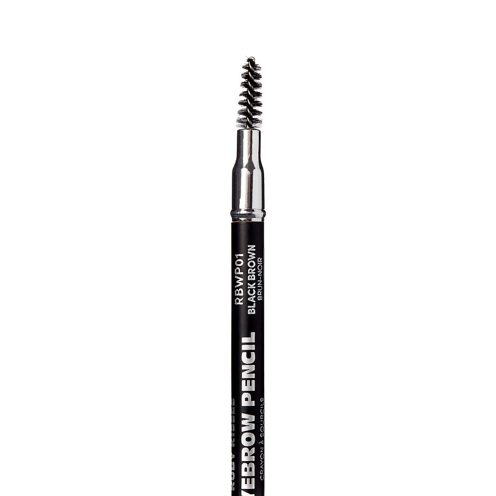 Thumbnail: Ruby Kisses Go Brow Wooden Eyebrow Pencil - Black Brown 01
