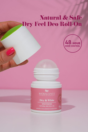 Bio Balance Dry & White Whitening Deo Roll-On 50 ml