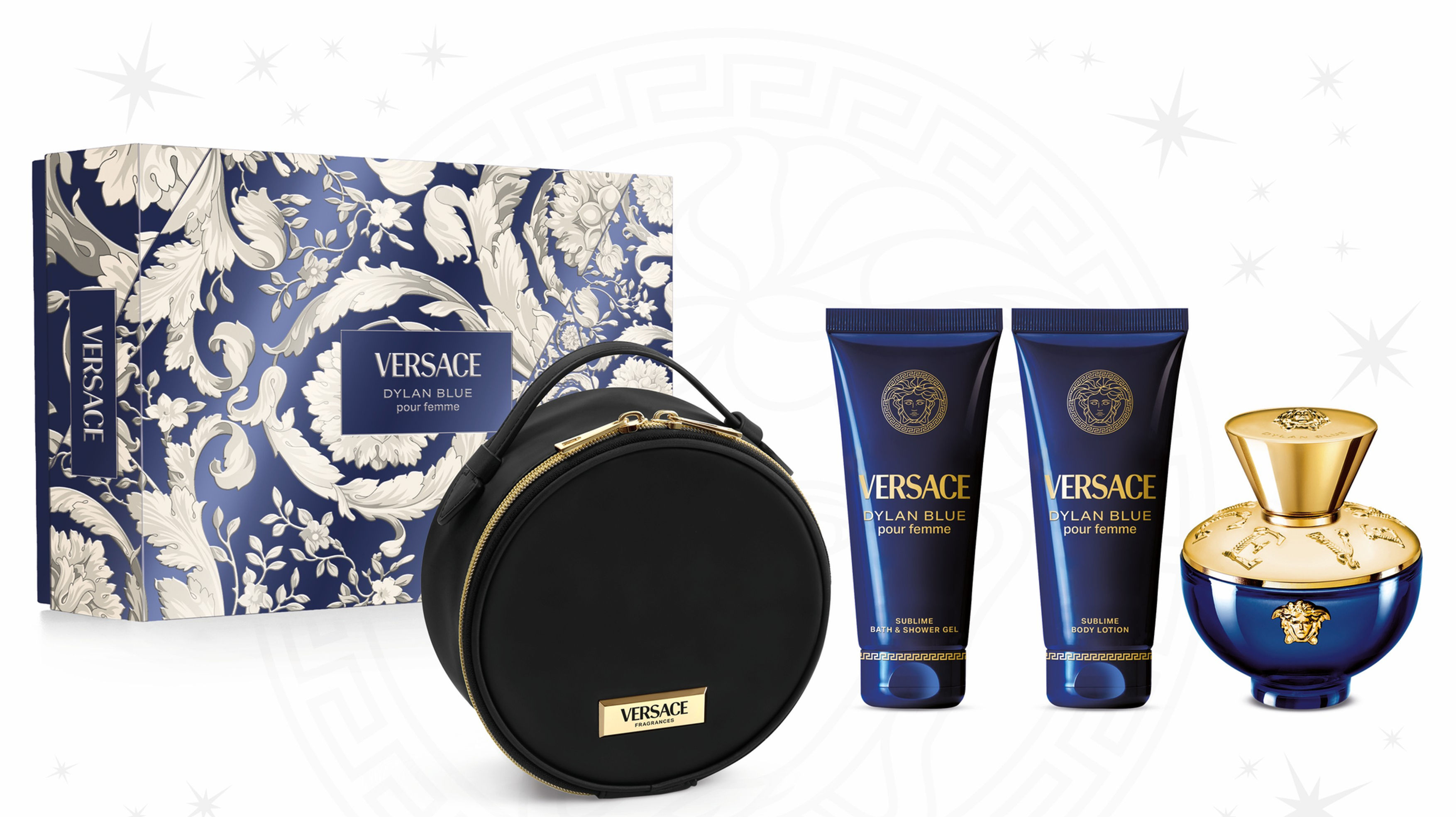 Versace Cof Dylan Blue Femme EDP100ml+Sg100ml+Bl100ml+Pouch