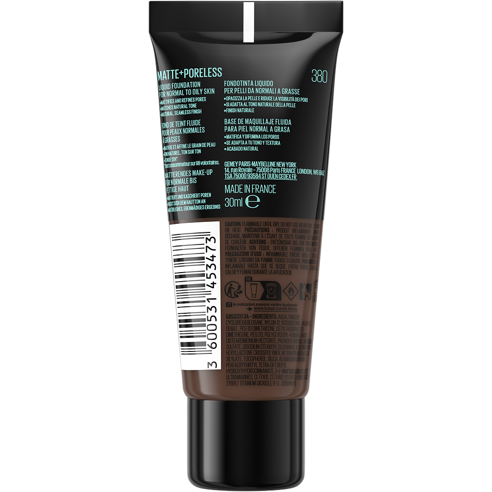 Thumbnail: MAYBELLINE Fit Me Matte & Poreless Foundation 380 Rich Espresso