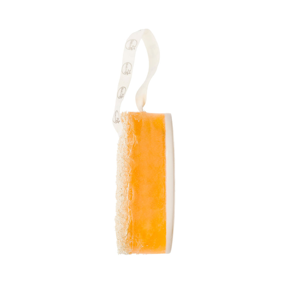 Thumbnail: Balmy Soap With Natural Loofah -Fresh Coconut & Soft Vanilla 150g