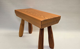 Minimal Solid Wood Bench or Stool