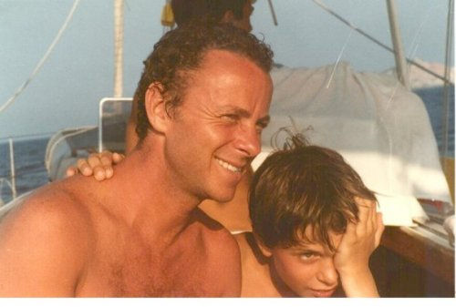 Papà con Seba