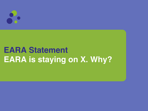 EARA is staying on X. Why?
