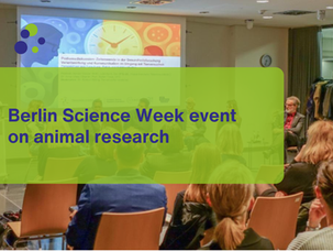 Berlin Science Week event on animal research