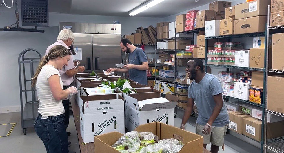 Medically Tailored Food Boxes Pack Out