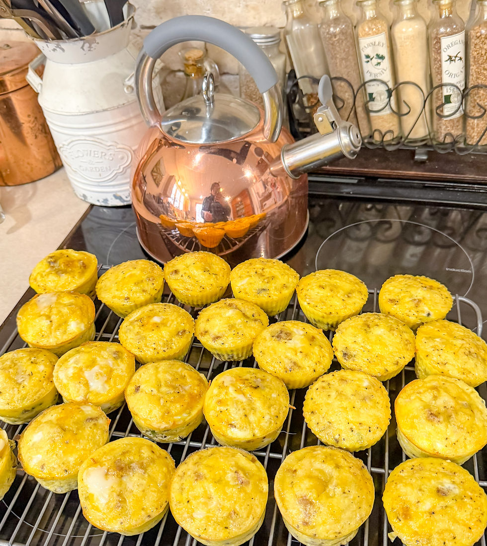 24 delicious egg bites ready for breakfast!