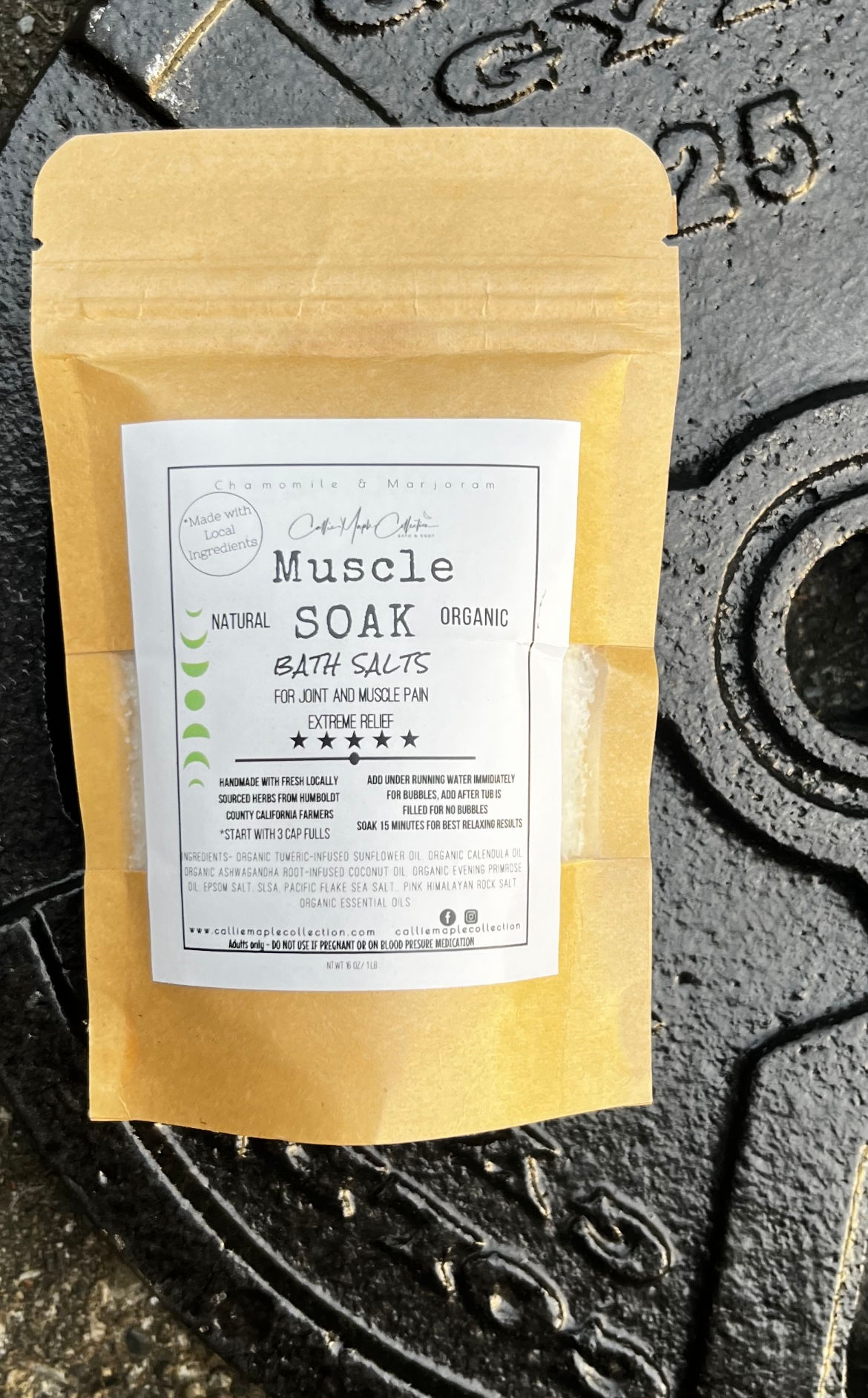 Small Muscle Soak Bath Salt