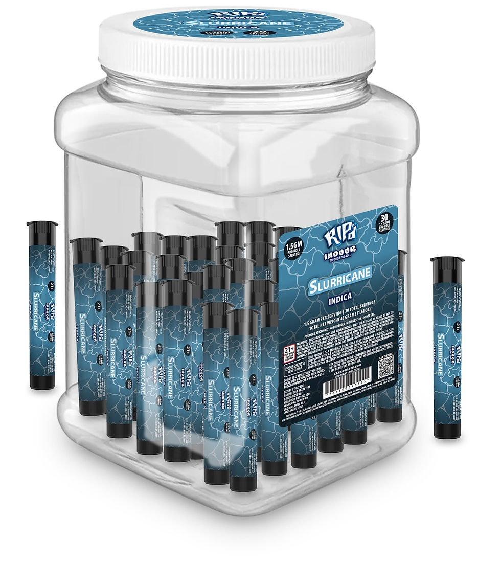 Indoor Pre rolls Slurricane Indica