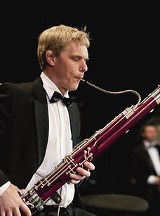 Man Playing Bassoon