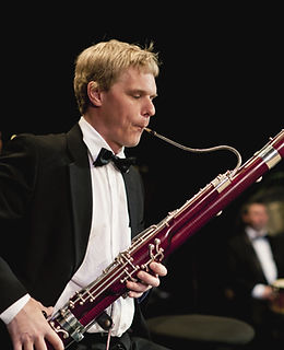 Man Playing Bassoon
