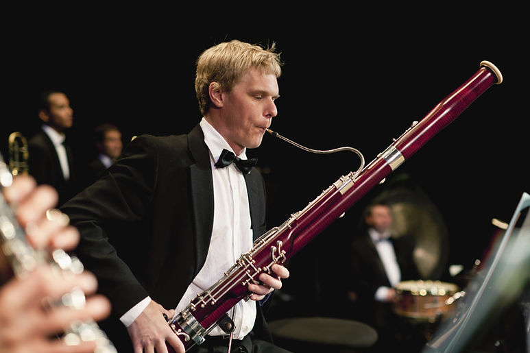Man Playing Bassoon