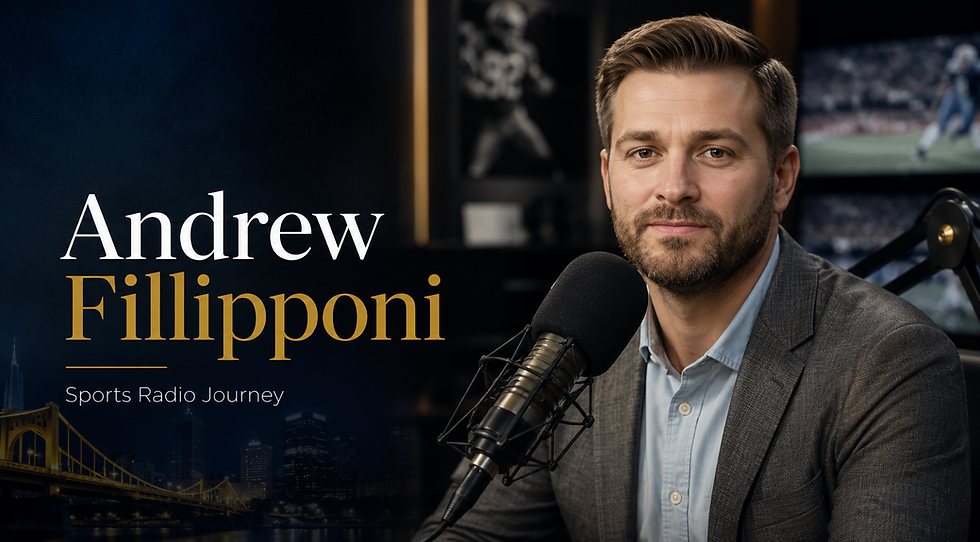 Andrew Fillipponi: Career, Sports Radio Journey, Pittsburgh Media Presence, and Public Recognition