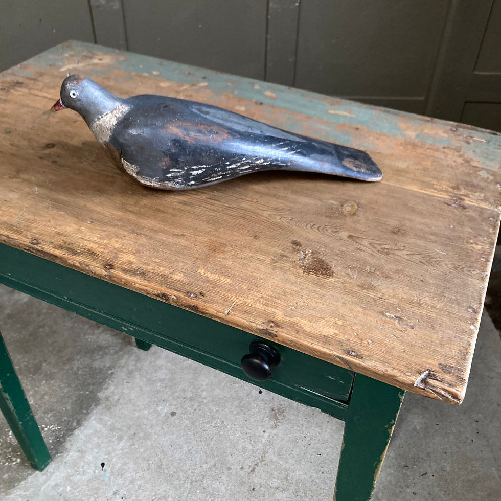 Thumbnail: 19th c. painted pine side table