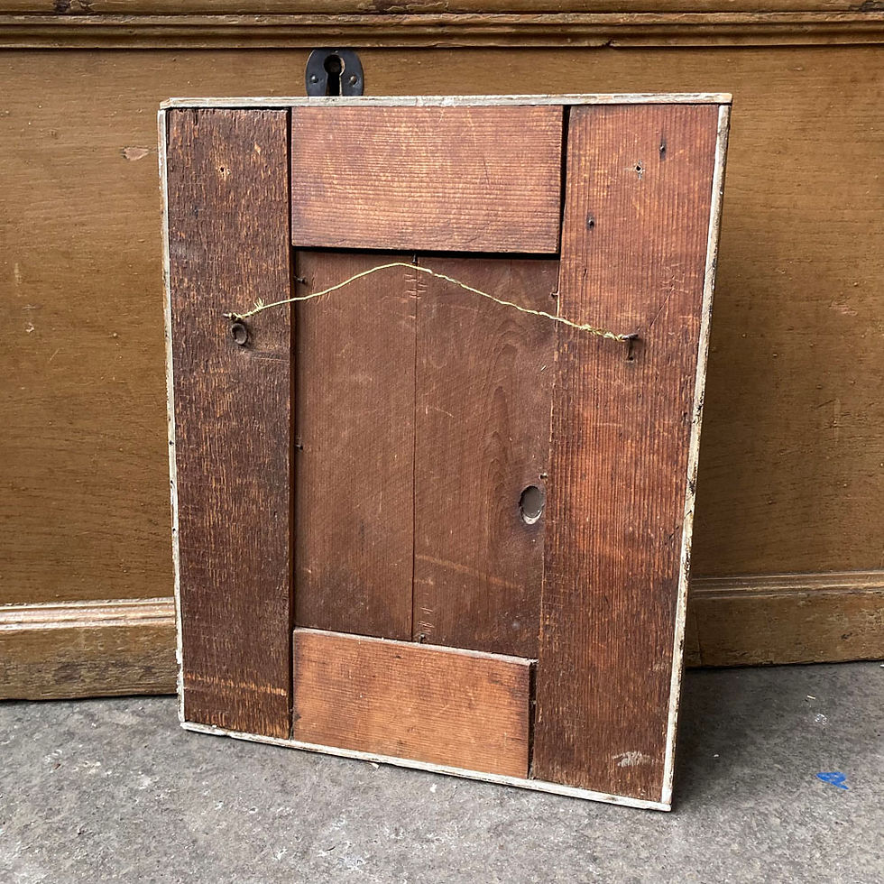 Thumbnail: SOLD - Folk art 'boody ware' mirror