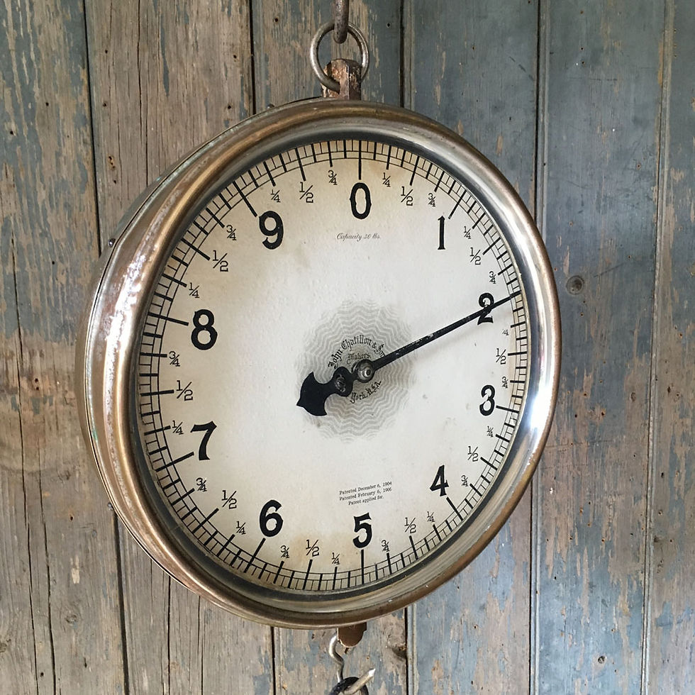 Thumbnail: NOW SOLD - Edwardian grocer's shop scales