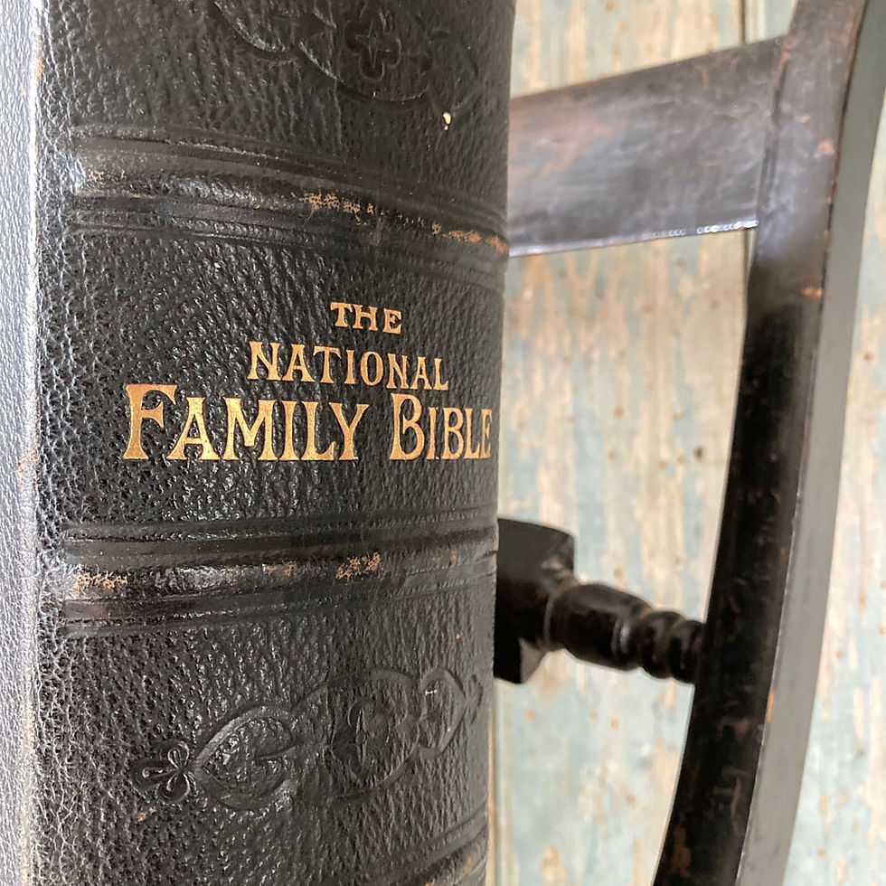Thumbnail: NOW SOLD - Victorian Holy Bible Book