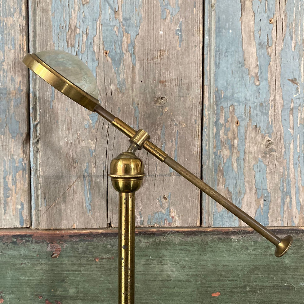 Thumbnail: NOW SOLD - Antique brass scientific lens