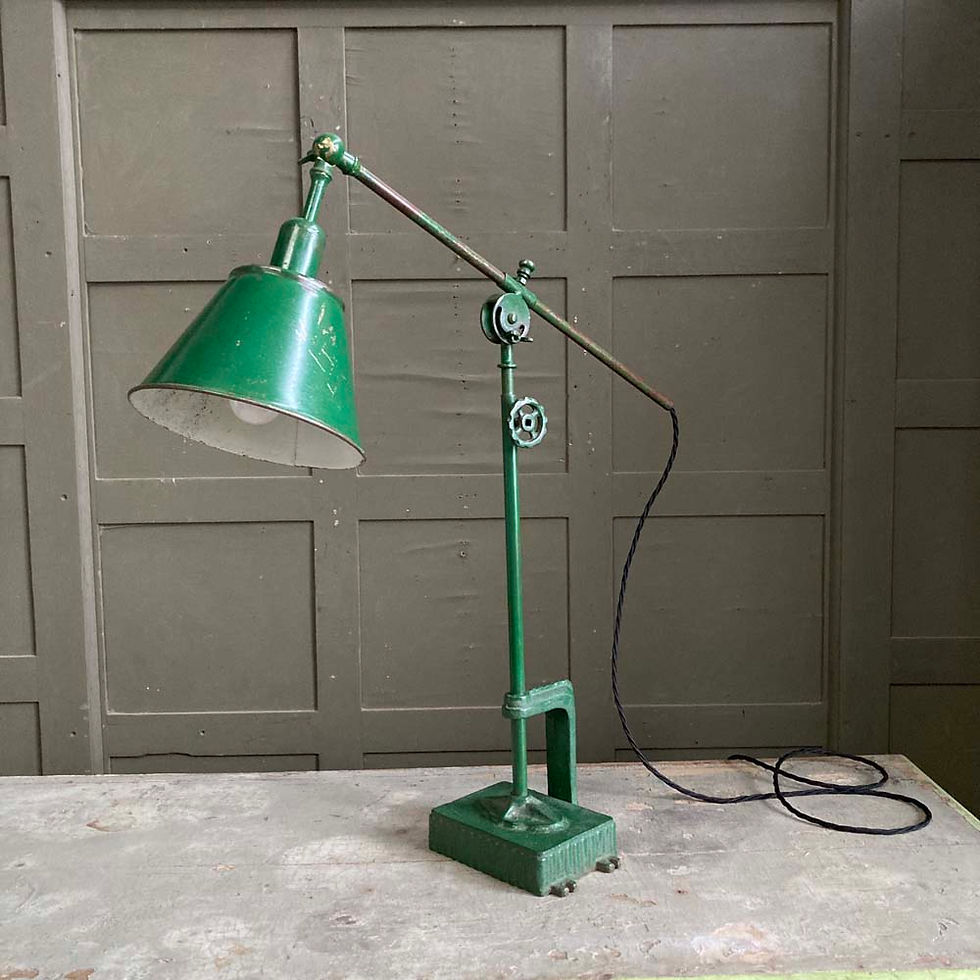 Thumbnail: SOLD - Vintage industrial work lamp