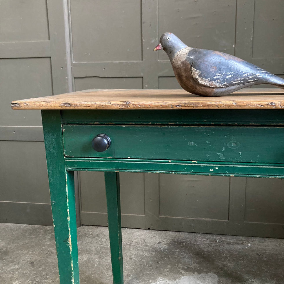 Thumbnail: 19th c. painted pine side table