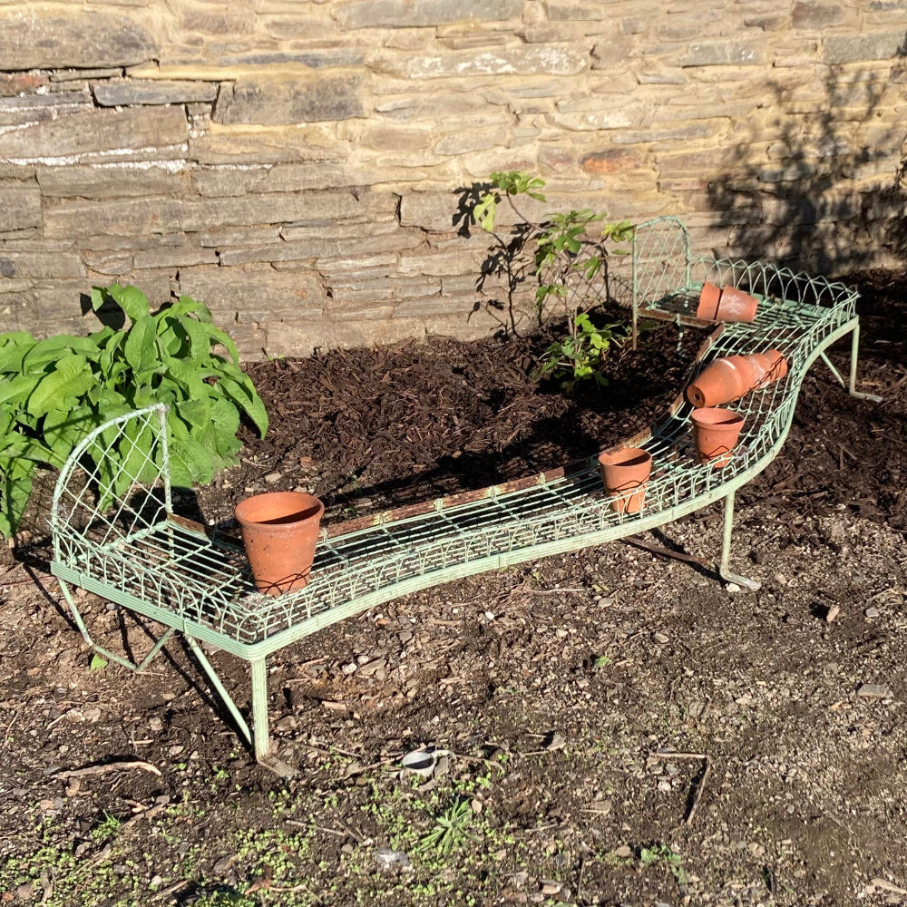 SOLD - Wirework garden plant stand