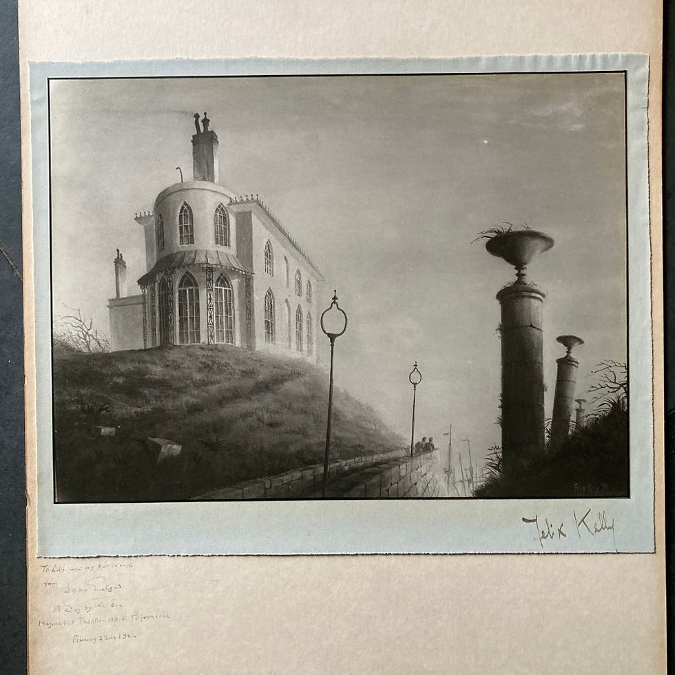 Thumbnail: Felix Kelly (1914–1994), 'A Day by the Sea' - John Gielgud