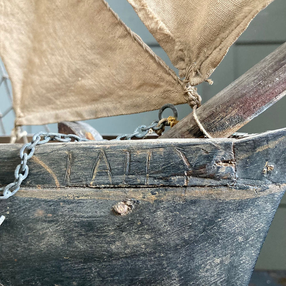 Thumbnail: SOLD - Antique fishing boat model - 'Laity'
