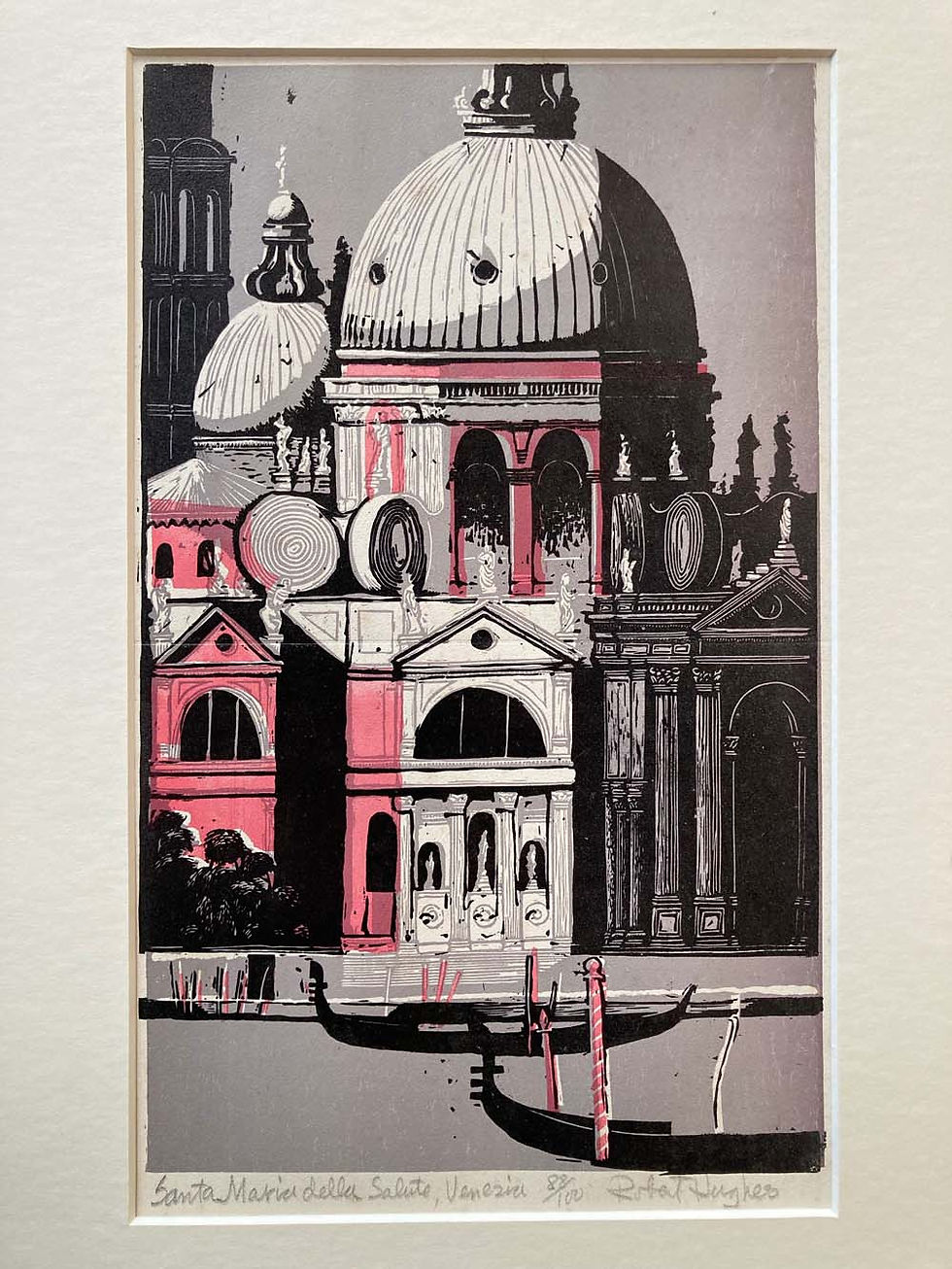 Thumbnail: SOLD - Venice screenprint - 'Santa Maria della Salute'