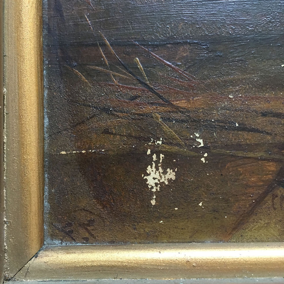 Thumbnail: NOW SOLD - Pair of fox terrier oil paintings