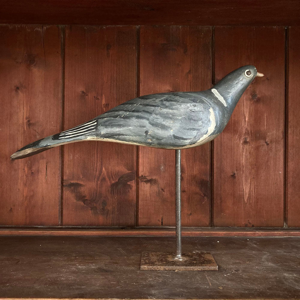 SOLD- Vintage wood pigeon decoy - No. 1