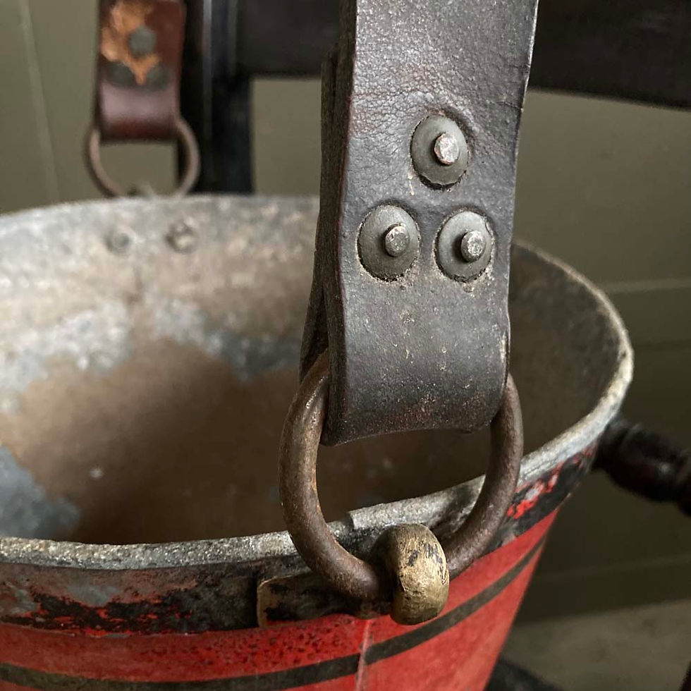 Thumbnail: SOLD - Vintage Merryweather zinc fire bucket