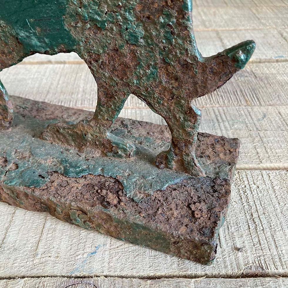 Thumbnail: Wrought iron sheepdog boot scrape