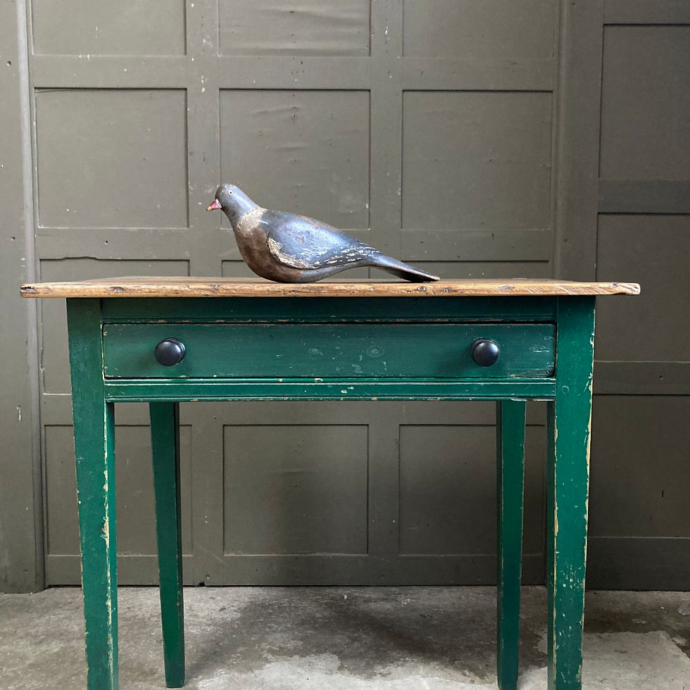 Thumbnail: 19th c. painted pine side table
