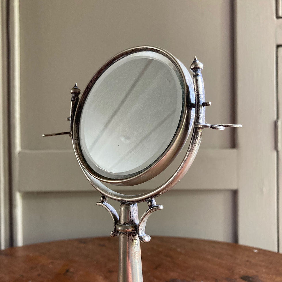 Thumbnail: SOLD - Arts and Crafts miniature desk mirror
