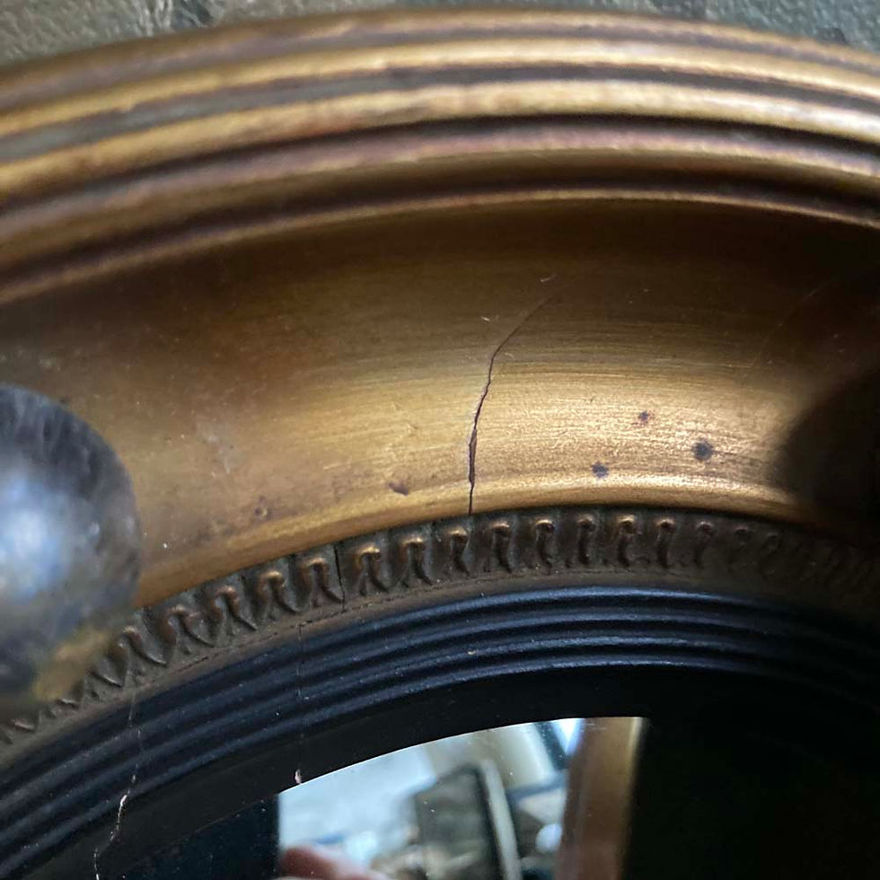 Thumbnail: SOLD - Pair of Regency convex mirrors