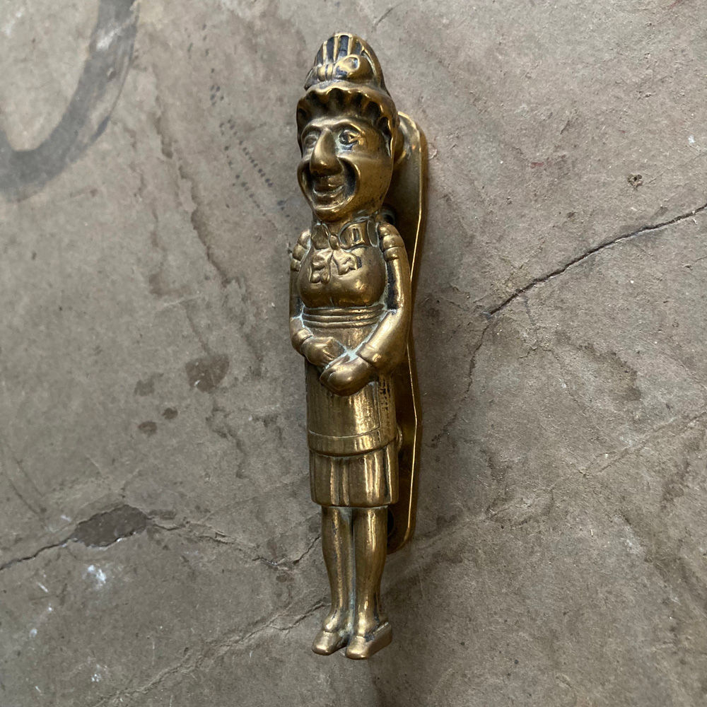 SOLD - Vintage Mrs Punch door knocker